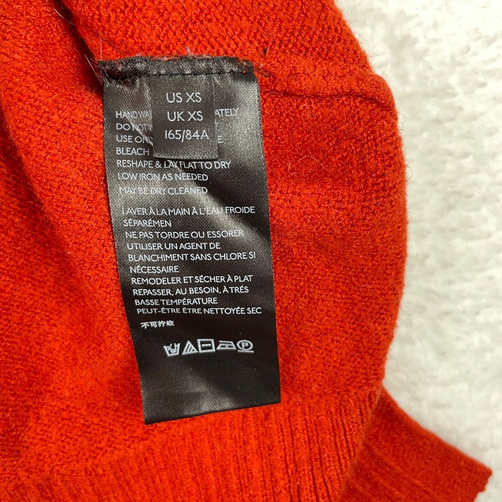 Anthropologie XS Paloma Pumpkin Cowl Neck Sweater Cozy Scandigirl Oversized Warm - Picture 6 of 15